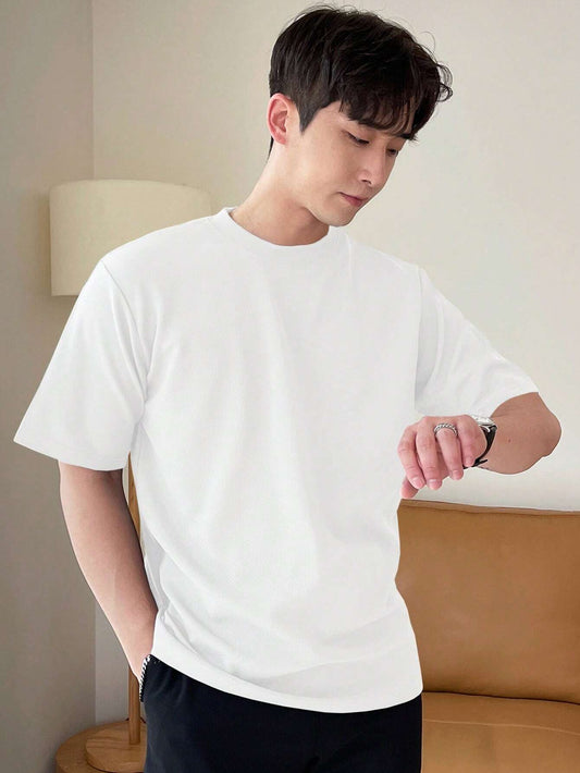 MEN'S WHITE TEE PLAIN